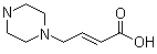 4-(1-Piperazinyl)-2-butenoic acid molecular structure (CAS 1251504-25-2)