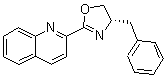 2-[(4S)-4,5-Dihydro-4-(phenylmethyl)-2-oxazolyl]quinoline molecular structure (CAS 1252576-14-9)