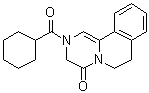 结构式 CAS# 125273-86-1, 2-(环己基羰基)-2,3,6,7-四氢-4H-吡嗪并[2,1-a]异喹啉-4-酮