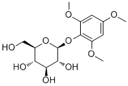 2,4,6-Trimethoxyphenol 1-O-beta-D-glucopyranoside molecular structure (CAS 125288-25-7)