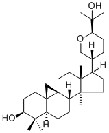 21,24-Epoxycycloartane-3,25-diol molecular structure (CAS 125305-73-9)