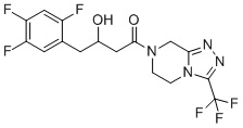 Sitagliptin Hydroxy Amide Impurity molecular structure (CAS 1253056-01-7)