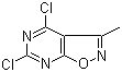 4,6-Dichloro-3-methylisoxazolo[5,4-d]pyrimidine molecular structure (CAS 1253654-79-3)