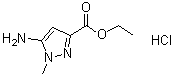 5-Amino-1-methyl-1H-pyrazole-3-carboxylic acid ethyl ester hydrochloride molecular structure (CAS 1253790-61-2)