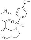 1-(4-Methoxyphenylsulfonyl)-7-(pyridin-4-yl)-2,3-dihydro-1H-indole molecular structure (CAS 1254363-89-7)