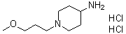1-(3-Methoxypropyl)-4-piperidinamine hydrochloride (1:2) molecular structure (CAS 1255098-75-9)