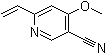 6-Ethenyl-4-methoxypyridine-3-carbonitrile molecular structure (CAS 1255208-17-3)