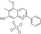 Dracorhodin perchlorate molecular structure (CAS 125536-25-6)