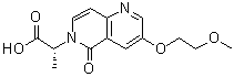 (alphaR)-3-(2-Methoxyethoxy)-alpha-methyl-5-oxo-1,6-naphthyridine-6(5H)-acetic acid molecular structure (CAS 1255859-30-3)