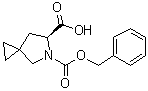 (6S)-5-Azaspiro[2.4]heptane-5,6-dicarboxylic acid 5-(phenylmethyl) ester molecular structure (CAS 1256388-47-2)