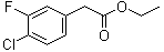 4-Chloro-3-fluorobenzeneacetic acid ethyl ester molecular structure (CAS 1256479-12-5)
