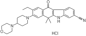 Alectinib hydrochloride molecular structure (CAS 1256589-74-8)