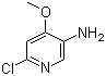 6-Chloro-4-methoxy-3-pyridinamine molecular structure (CAS 1256805-54-5)