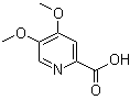 4,5-Dimethoxy-2-pyridinecarboxylic acid molecular structure (CAS 1256820-18-4)