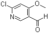 6-Chloro-4-methoxy-3-pyridinecarboxaldehyde molecular structure (CAS 1256823-05-8)