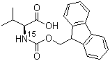 Fmoc-[15N]Valine molecular structure (CAS 125700-35-8)