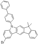 5-[1,1'-Biphenyl]-4-yl-2-bromo-5,7-dihydro-7,7-dimethylindeno[2,1-b]carbazole molecular structure (CAS 1257248-18-2)