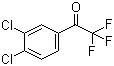 structure of CAS# 125733-43-9, 3',4'-Dichloro-2,2,2-trifluoroacetophenone