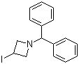 structure of CAS# 125735-40-2, 1-Diphenylmethyl-3-iodoazetidine;3-Iodo-N-benzhydrylazetidine