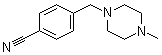 4-[(4-Methyl-1-piperazinyl)methyl]benzonitrile molecular structure (CAS 125743-63-7)