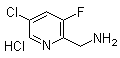 structure of CAS# 1257535-29-7, 5-Chloro-3-fluoro-2-pyridinemethanamine hydrochloride