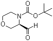 结构式 CAS# 1257850-86-4, (3R)-3-甲酰基-4-吗啉羧酸叔丁酯