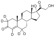 11-Deoxycortisol-D5 (2,2,4,6,6-D5) molecular structure (CAS 1258063-56-7)