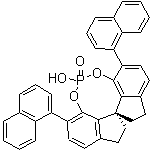 (11aS)-10,11,12,13-Tetrahydro-5-hydroxy-3,7-di-1-naphthalenyl-diindeno[7,1-de:1',7'-fg][1,3,2]dioxaphosphocin-5-oxide molecular structure (CAS 1258327-08-0)