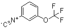 1-Isocyano-3-(trifluoromethoxy)benzene molecular structure (CAS 1258405-84-3)