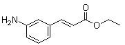 structure of CAS# 125872-97-1, Ethyl trans-3-aminocinnamate;Ethyl (2E)-3-(3-aminophenyl)prop-2-enoate; Ethyl (E)-3-(3-aminophenyl)-2-propenoate