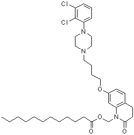 结构式 CAS# 1259305-29-7, 月桂酰阿立哌唑