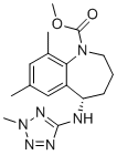 (5S)-7,9-Dimethyl-5-(2-methyl-2H-tetrazole-5-ylamino)-2,3,4,5-tetrahydro-1H-1-benzoazepine-1-carboxylic acid methyl ester molecular structure (CAS 1259393-32-2)