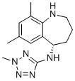 (5S)-7,9-dimethyl-N-(2-methyltetrazol-5-yl)-2,3,4,5-tetrahydro-1H-1-benzazepin-5-amine molecular structure (CAS 1259393-33-3)