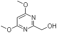 4,6-Dimethoxy-2-pyrimidinemethanol molecular structure (CAS 125966-88-3)