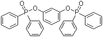 Resorcinol bisdiphenylphosphate molecular structure (CAS 125997-21-9)