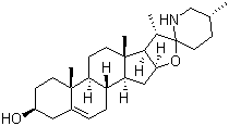 茄解定分子结构 (CAS 126-17-0)
