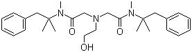 结构式 CAS# 126-27-2, 奥昔卡因; 2-双(N-甲基-N-苯基叔丁基-氨基甲酰甲基)氨基乙醇