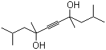 2,4,7,9-四甲基-5-癸炔-4,7-二醇分子结构 (CAS 126-86-3)