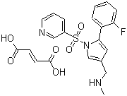 富马酸伏诺拉生分子结构 (CAS 1260141-27-2)