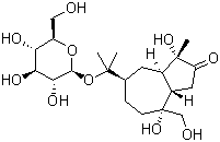 结构式 CAS# 126054-77-1, 苍术苷 A