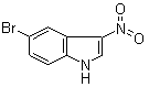 5-Bromo-3-nitro-1H-indole molecular structure (CAS 1260655-97-7)
