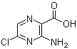 3-Amino-5-chloro-2-pyrazinecarboxylic acid molecular structure (CAS 1260663-68-0)