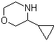 3-Cyclopropylmorpholine molecular structure (CAS 1260667-05-7)