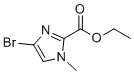 structure of CAS# 1260672-33-0, Ethyl 4-bromo-1-methyl-1H-imidazole-2-carboxylate