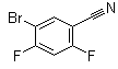 5-Bromo-2,4-difluorobenzonitrile molecular structure (CAS 1260879-25-1)