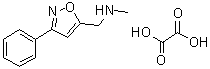 N-Methyl-3-phenyl-5-isoxazolemethanamine ethanedioate (1:1) molecular structure (CAS 1260897-42-4)