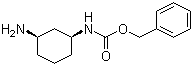 rel-N-[(1R,3S)-3-Aminocyclohexyl]carbamic acid benzyl ester molecular structure (CAS 1261225-45-9)