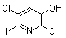 2,5-Dichloro-6-iodopyridin-3-ol molecular structure (CAS 1261365-62-1)