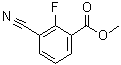 3-Cyano-2-fluorobenzoic acid methyl ester molecular structure (CAS 1261453-50-2)