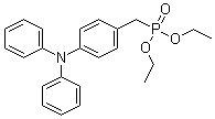 Diethyl 4-(diphenylamino)benzylphosphonate molecular structure (CAS 126150-12-7)